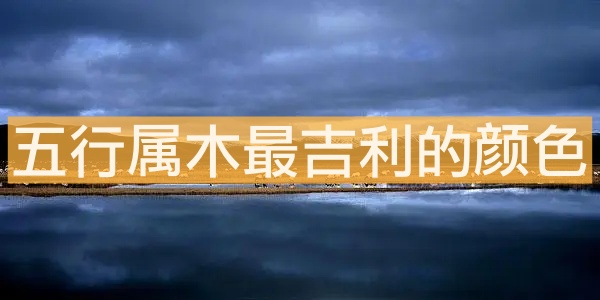 五行屬木最吉利的顏色，什么顏色最旺？