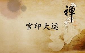 官印大運是什么意思