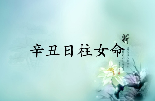 辛丑日柱女命詳細解析