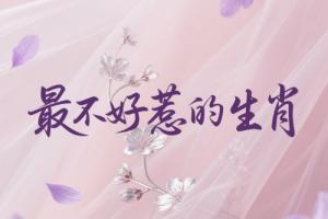 十二生肖中最不好惹的生肖是哪個(gè)生肖？