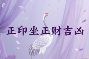 正印坐正財(cái)是吉還是兇